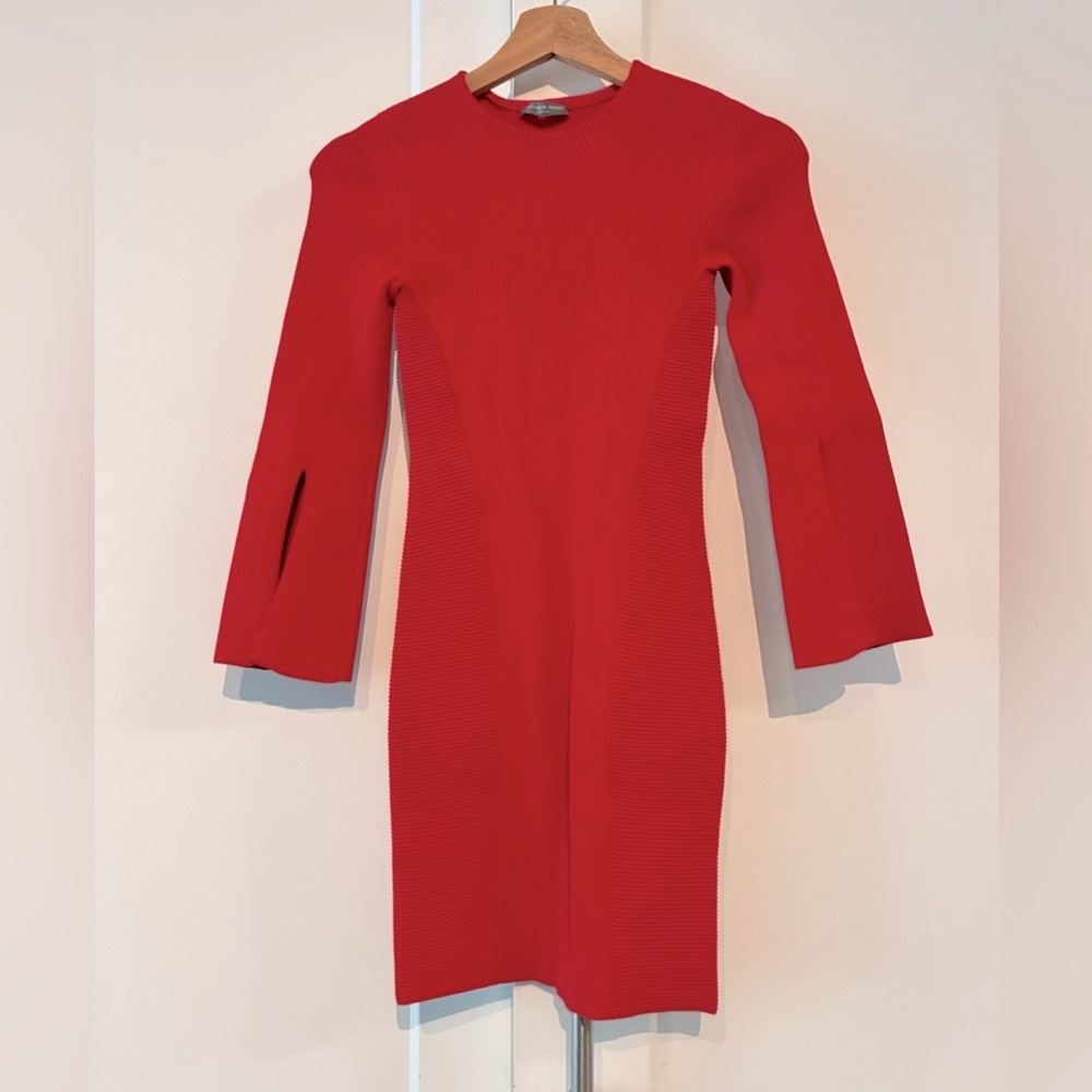 Alexander McQueen ♥️ XS Stunning Vibrant Red Dress